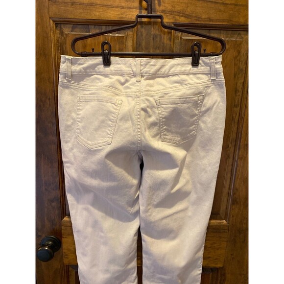Bandolino Jeans Caroline Size 12 Cream Lightweight Pants 98% Cotton 2% Spandex - Picture 7 of 12
